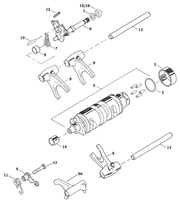 Zodiac Shifter Parts for 2004 to Present Sportster & Air Cooled Buell – Transmission