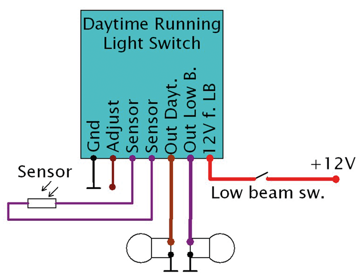 Axel Joost Elektronik Elektronikbox Automatic Daytime Running Light Switch – Electric & Light