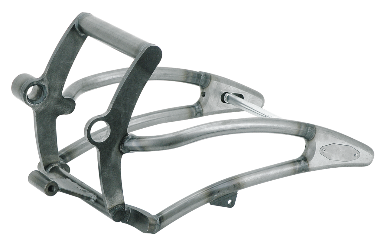 Zodiac Ton Pels Signature Series Curved Right Side Drive Swingarm Kits for Softail – Frame & Rear Suspension