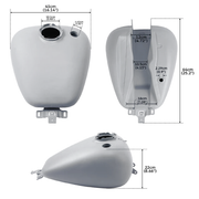 Zodiac Stock Style Gas Tanks for Touring & Trike – Gas- & Oil Tank