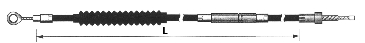 Zodiac C13 - Clutch Cable 1986-2022 XL & XR Sportster – Control Cables & Hydraulic Lines