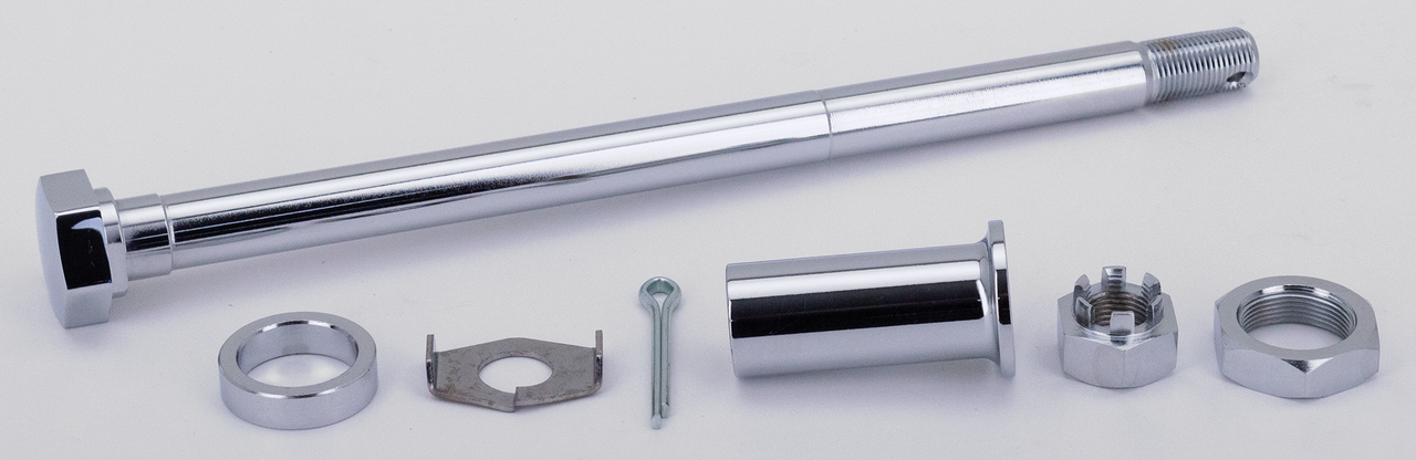 Zodiac Chrome Plated Front and Rear Axles – Wheel & Tire