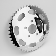 Zodiac Chrome Plated Rear Sprocket with Oval Cutouts – Final Drive