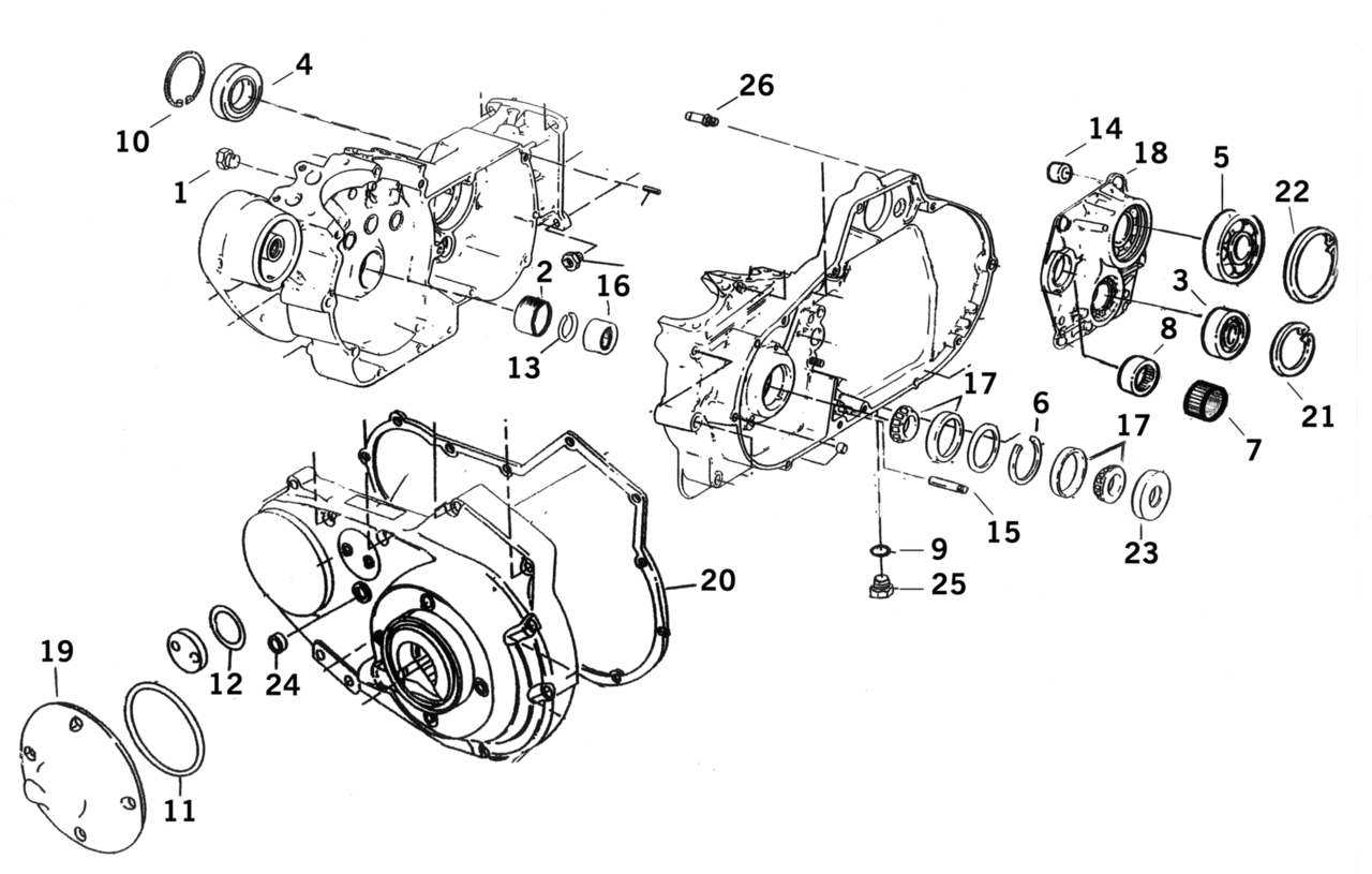 Eastern MC Parts Lower End Parts for 1991-2003 XL – Engine