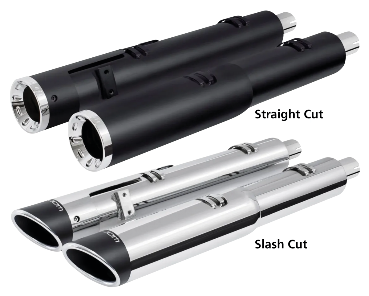 Freedom Performance Exhaust 4 1/2" Two-Step Slip-Ons for Indian Powerplus & Thunderstroke