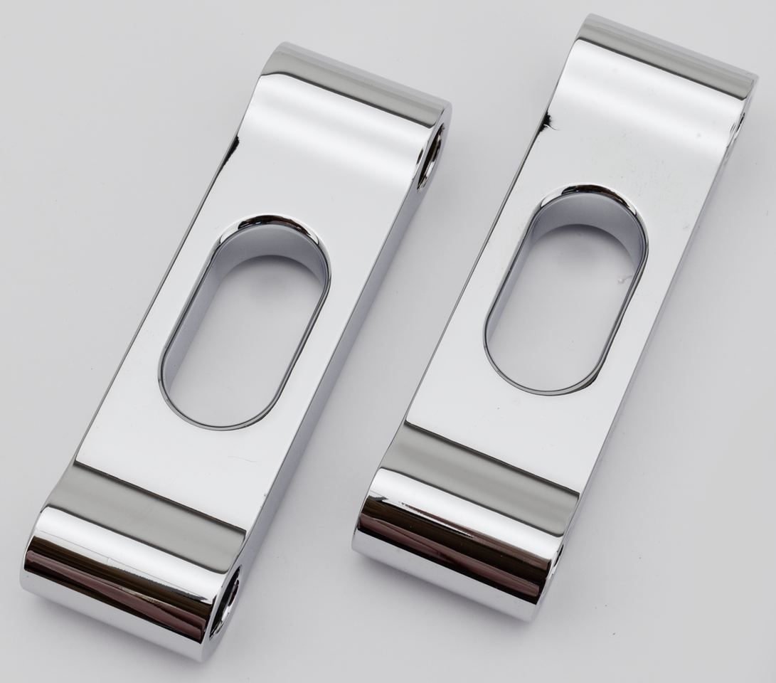 Zodiac Chrome "trapdoor" Front Fender Spacers – Fender & Struts