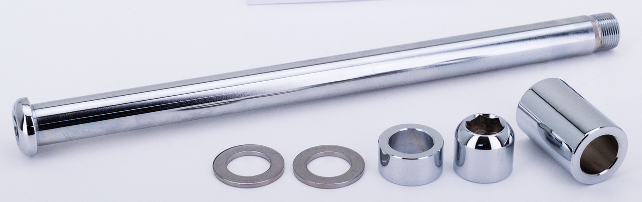Zodiac Chrome Plated Front and Rear Axles – Wheel & Tire