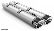 Freedom Performance Exhaust 4" Slip-Ons for Indian Powerplus & Thunderstroke