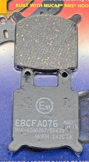 EBC Brakes International Brake Pads for After Market Calipers