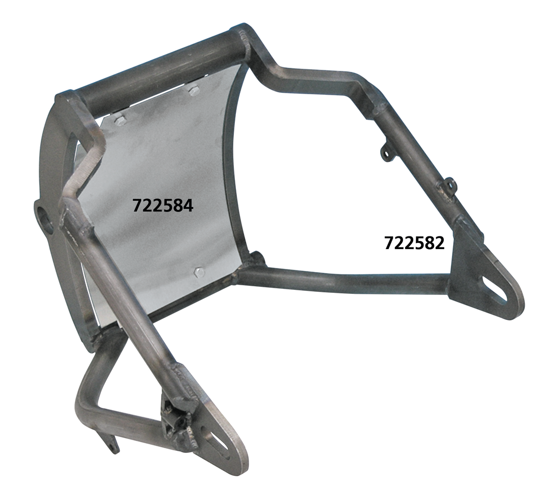 Zodiac Ton Pels Signature Series Curved Right Side Drive Swingarm Kits for Softail – Frame & Rear Suspension