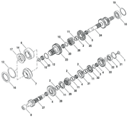 Zodiac Transmission Parts for 2006-2022 XL & XR Sportster and Air Cooled Buell